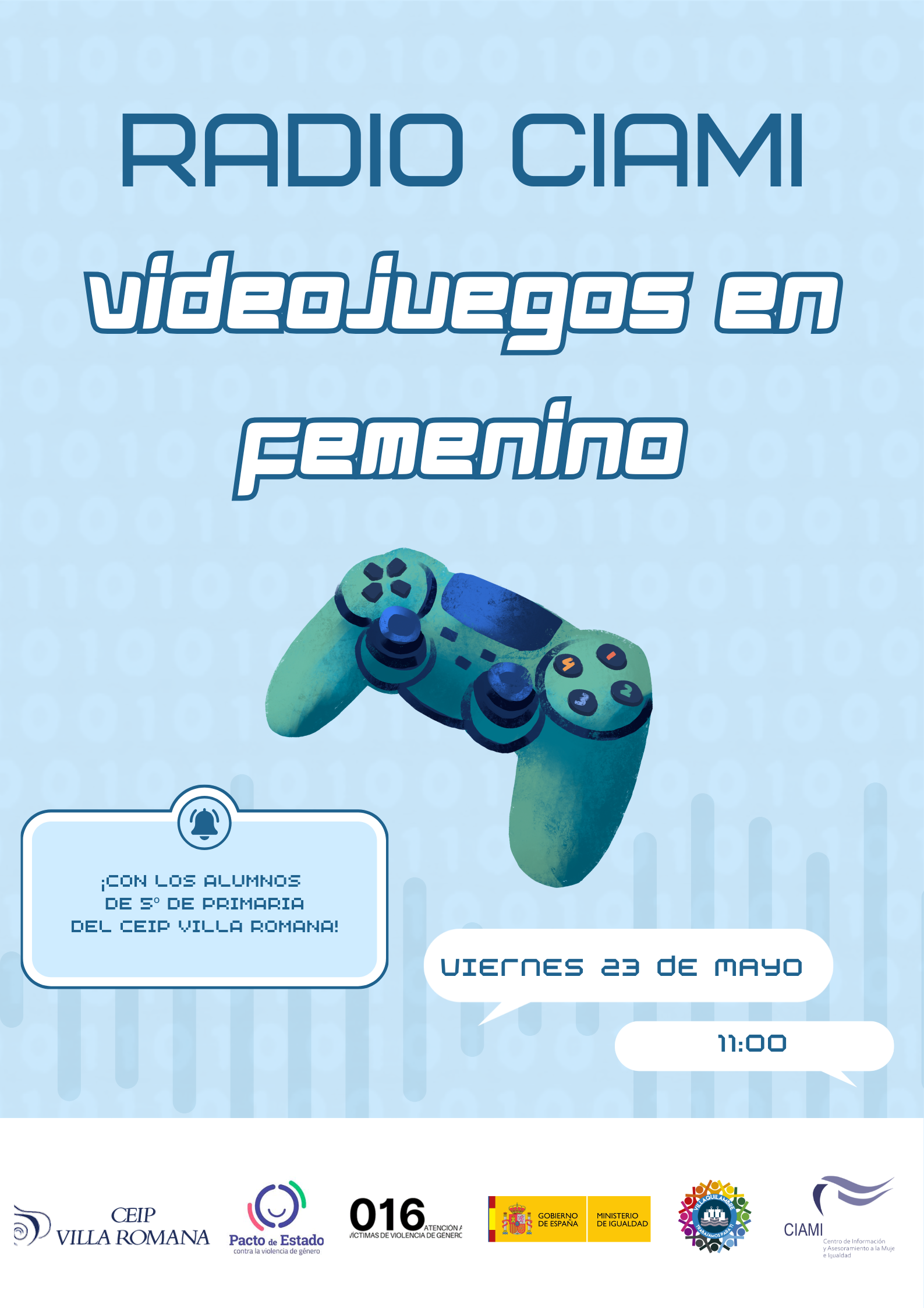 «Videojuegos en femenino»: La nueva generación también habla de igualdad en RADIO CIAMI.