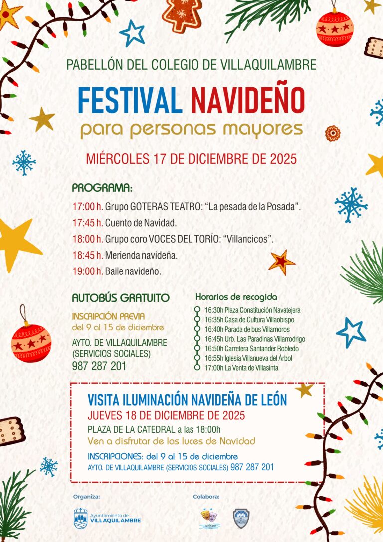 FESTIVAL NAVIDAD PARA PERSONAS MAYORES 2025