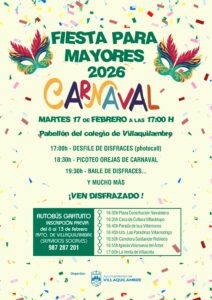 FIESTA DE CARNAVAL PARA PERSONAS MAYORES