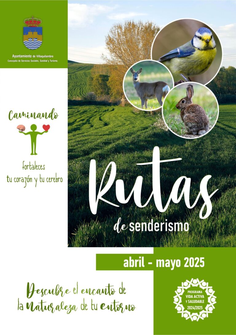 RUTAS DE SENDERISMO TERCER TRIMESTRE 2024/25