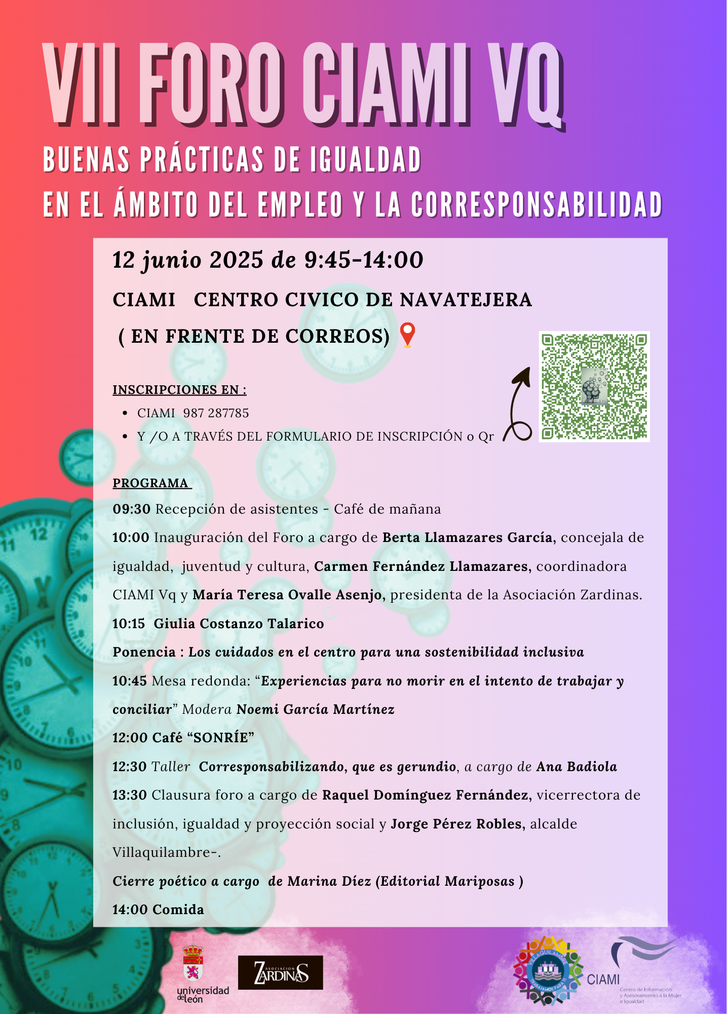 VII FORO CIAMI VQ: Buenas prácticas de igualdad en el ámbito del empleo y la corresponsabilidad
