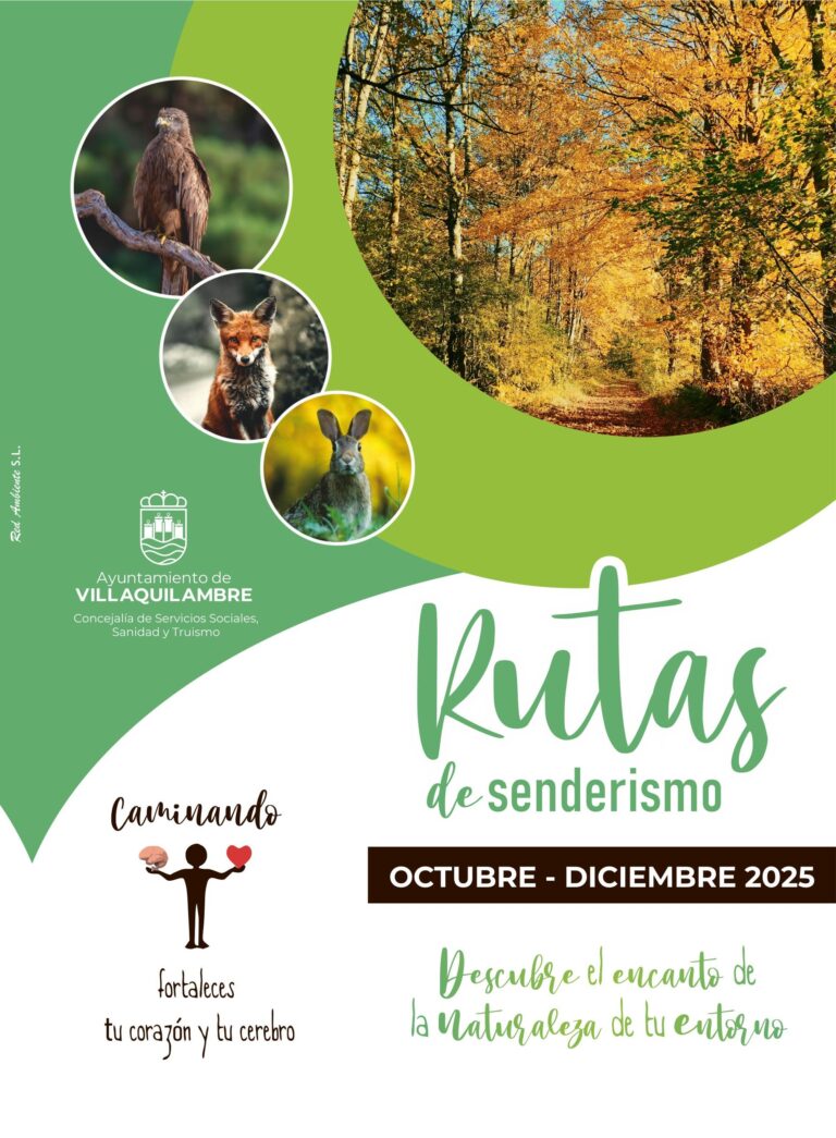 RUTAS DE SENDERISMO PRIMER TRIMESTRE 2025/2026
