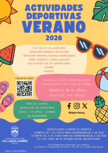 ACTIVIDADES DEPORTIVAS VERANO 2026
