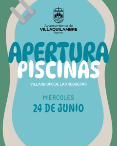 APERTURA PISCINAS MUNICIPALES VILLAOBISPO DE LAS REGUERAS