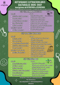 ACTIVIDADES EXTRAESCOLARES 2026-27